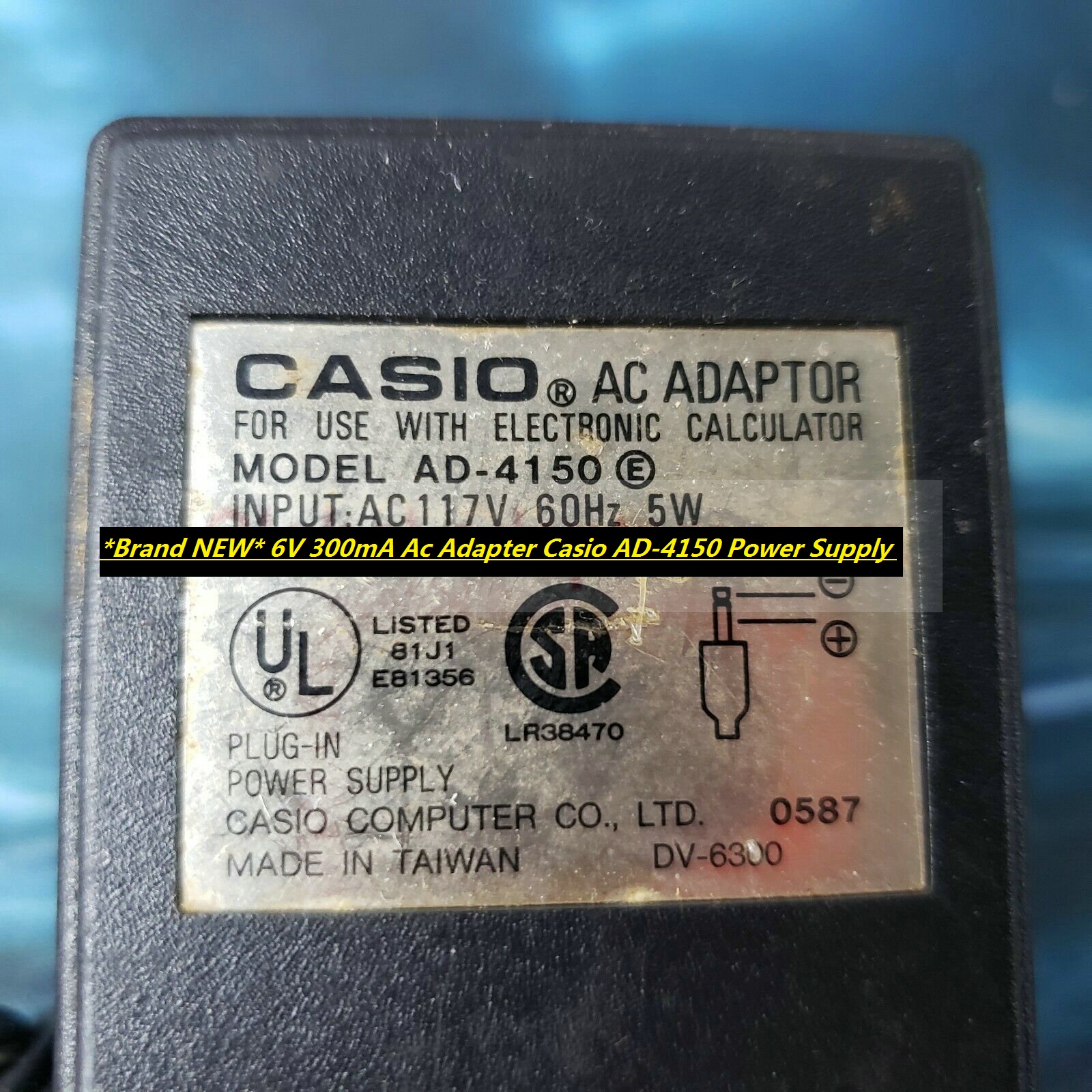 *Brand NEW* 6V 300mA Ac Adapter Casio AD-4150 Power Supply